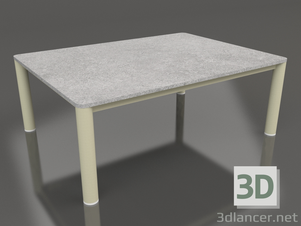 modello 3D Tavolino 70×94 (Oro, DEKTON Kreta) - anteprima