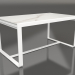 3D modeli Yemek masası 150 (DEKTON Aura, Beyaz) - önizleme