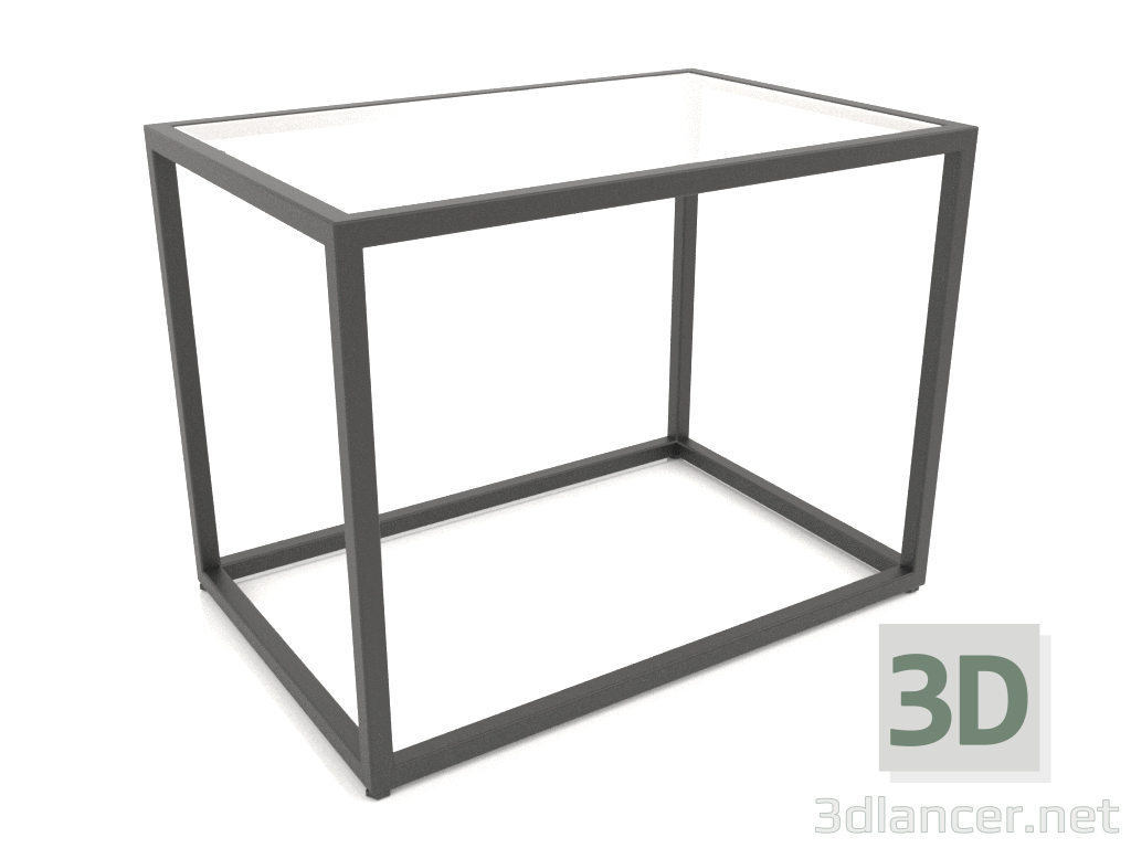 3d model Rectangular coffee table (GLASS, 60X40X44) - preview