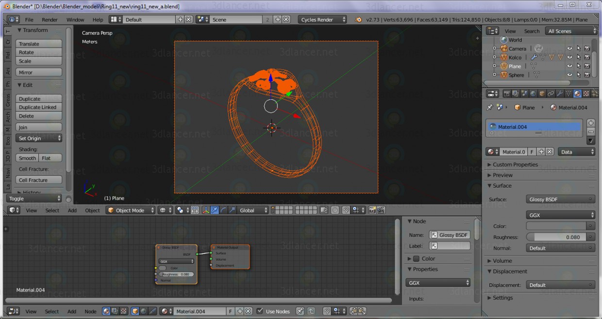 modelo 3D Ring_11 - escuchar modelo 3D Ring_11 - escuchar