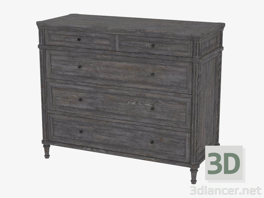 3d model Chest of drawers ALDEN CHEST OF DRAWERS (8850.1128) - preview