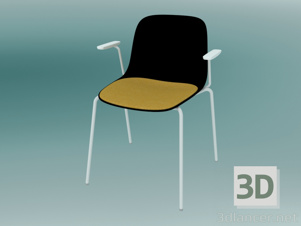 3d model Silla con brazos SEELA (S316) - vista previa