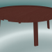 modèle 3D Table basse Around (Extra Large, Rouge foncé) - preview