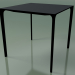 modèle 3D Table carrée 0800 (H 74 - 79x79 cm, stratifié Fenix F06, V39) - preview