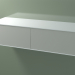 3d model Double box (8AUFВB02, Glacier White C01, HPL P02, L 144, P 50, H 36 cm) - preview