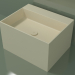 3D modeli Tezgah üstü lavabo (01UN32302, Bone C39, L 60, P 48, H 36 cm) - önizleme
