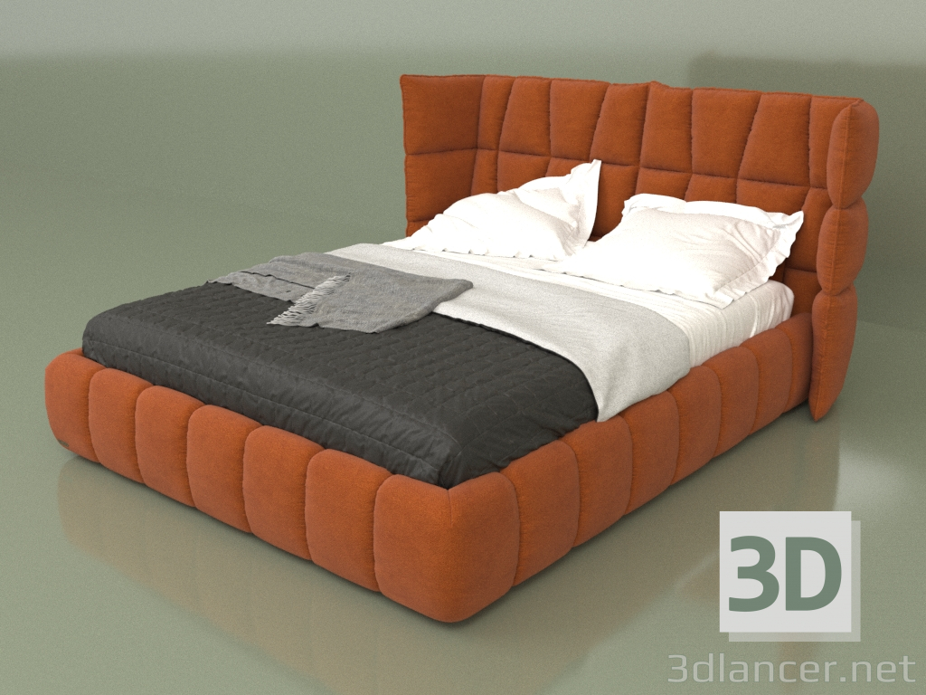 3 डी मॉडल डबल बेड कैपरी 1.6 वर्ग मीटर - पूर्वावलोकन