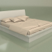 3D modeli Çift kişilik yatak Mn 2018-1 (Kül) - önizleme
