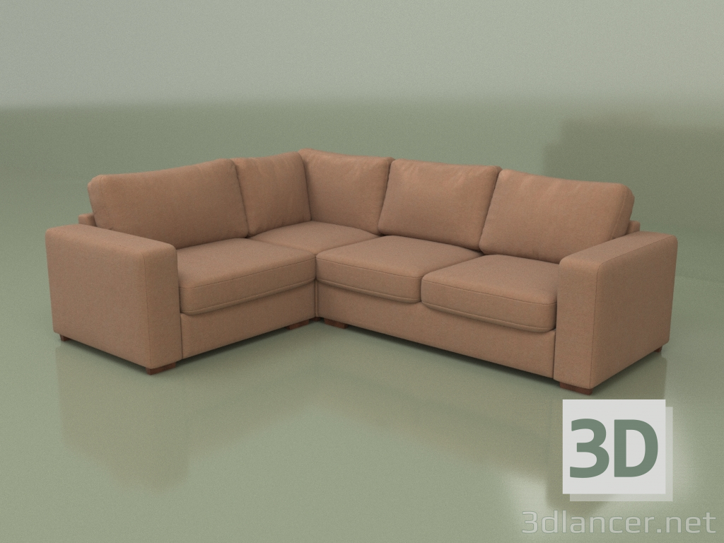 modello 3D Divano angolare Morti (UM, Lounge 7) - anteprima