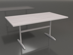 डाइनिंग टेबल डीटी 12 (1600x900x750, लकड़ी का पीला)