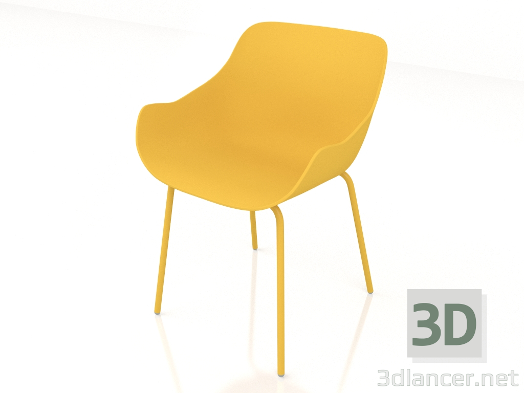 modèle 3D Chaise Baltic Basic BL1P1 - preview