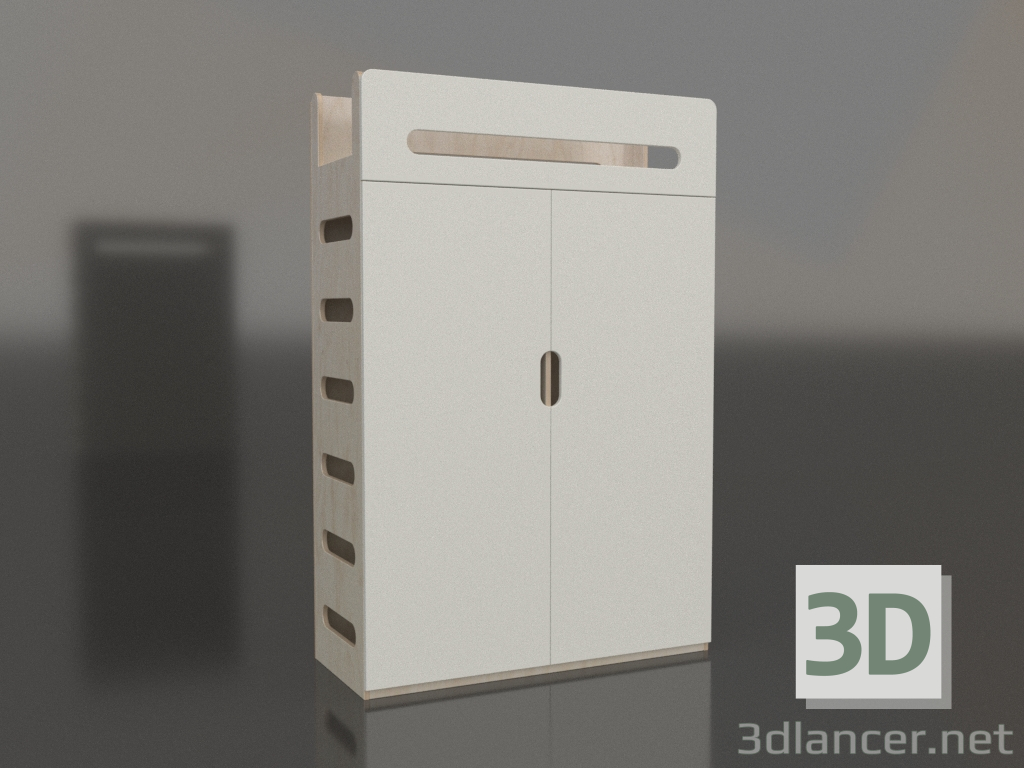 3D Modell Kleiderschrank geschlossen MOVE WC (WWMWC2) - Vorschau