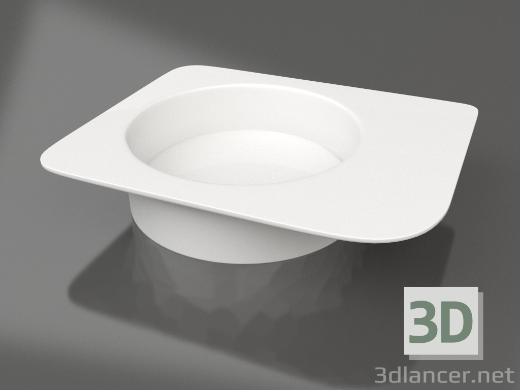 modello 3D Lavabo da appoggio NINFEA 02 - anteprima