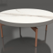 modèle 3D Table basse ronde Ø90x36 (Gris quartz, DEKTON Aura) - preview