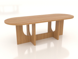 Tavolo da pranzo OVALE GRANDE 2400x900 mm (rovere naturale)