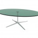 modello 3D Ovale tavolo superiore Tavolo x 400 h x 1300 x 700 - anteprima
