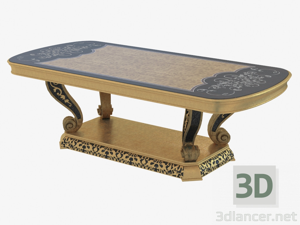 3D Modell Esstisch im klassischen Stil 506 - Vorschau