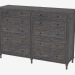 3d model Two-section chest ALDEN DOUBLE DRESSER (8850.1127) - preview