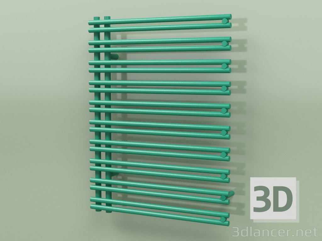 3D Modell Beheizter Handtuchhalter - Ratea (800 x 600, RAL - 6016) - Vorschau