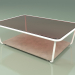 modello 3D Tavolino 002 (Vetro Bronzato, Metallo Latte, Pietra Farsena) - anteprima