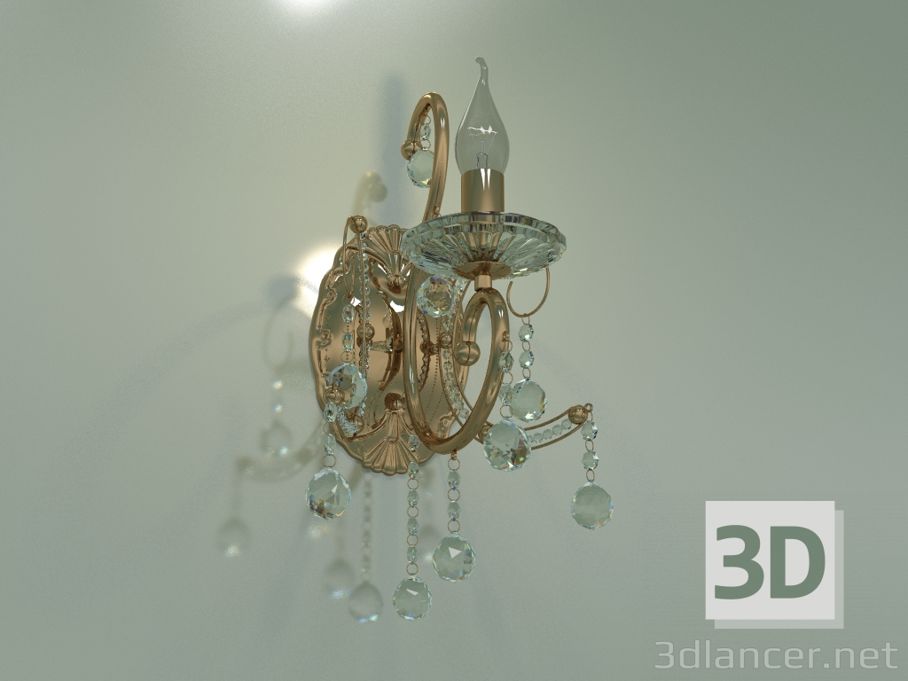 3d model Sconce 10096-1 (gold) - preview