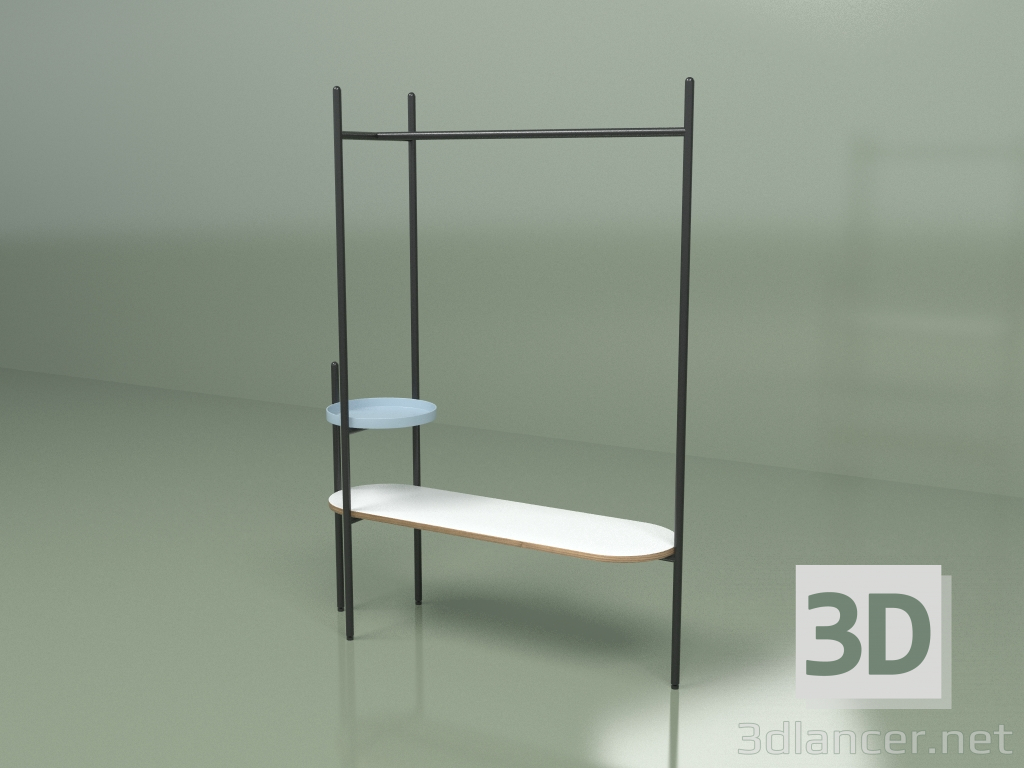 modello 3D Appendiabiti da pavimento Goa - anteprima