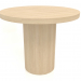modèle 3D Table à manger DT 011 (D=900x750, bois blanc) - preview