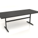 3d model Dining table DT 12 (2000x900x750, wood black) - preview