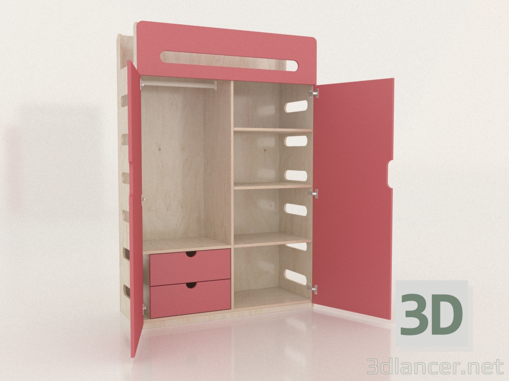 modèle 3D Armoire ouverte MOVE WC (WEMWC2) - preview