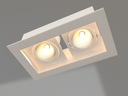 Lámpara CL-KARDAN-S180x102-2x9W Día (WH, 38 grados)
