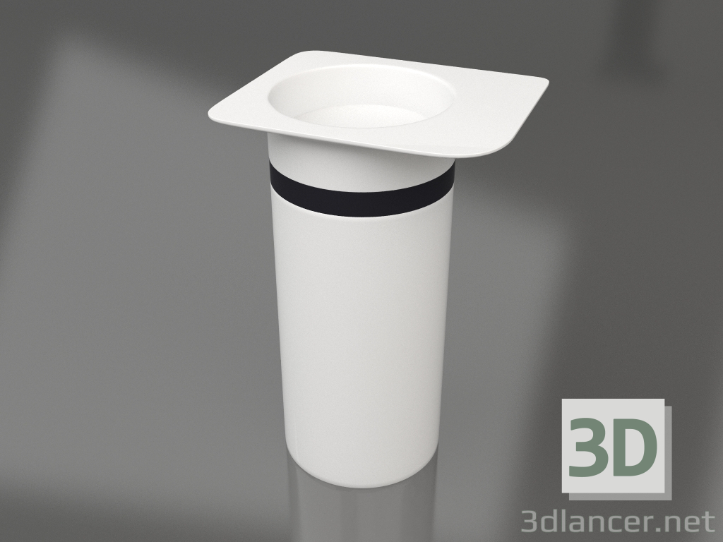 modello 3D Lavabo da terra NINFEA 01 - anteprima
