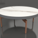 3d model Round coffee table Ø90x36 (Anthracite, DEKTON Aura) - preview