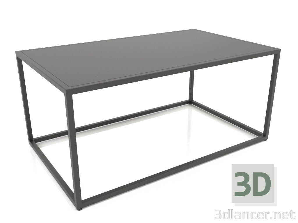 3D Modell Rechteckiger Couchtisch (METALL, 100X60X50) - Vorschau