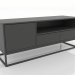 3d model TV stand 1200x380 mm (RAL 9005) - preview