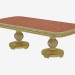 modello 3D Tavolo da pranzo in stile classico 706 - anteprima