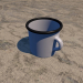 3D Modell Becher (Tasse) marschieren, Emaille (250-300g) - Vorschau