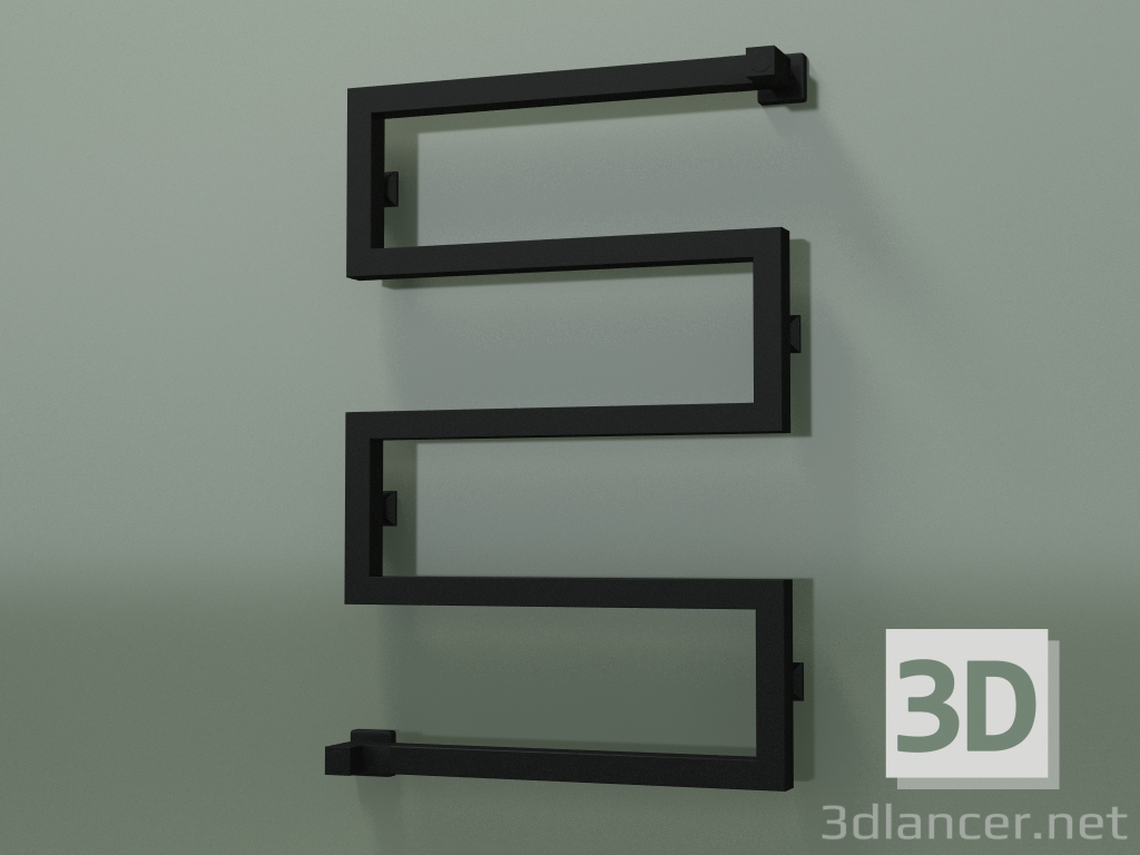 modèle 3D Sèche-serviettes chauffant NOVANTA (0705 R9005 (M), noir mat) - preview