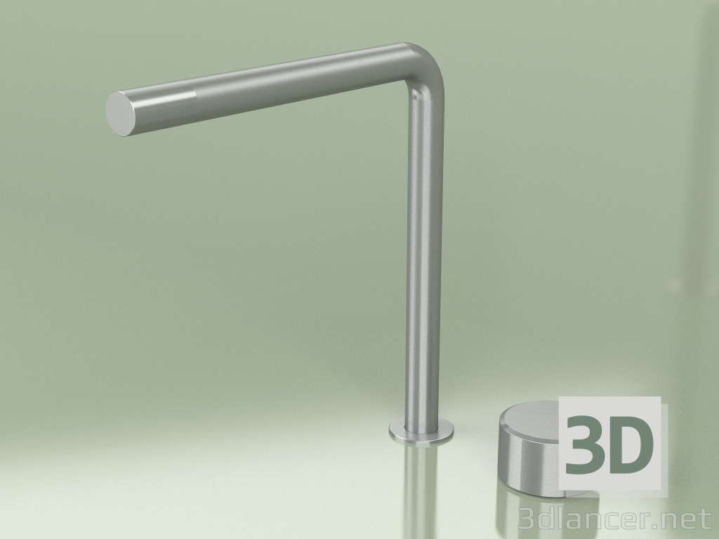 3d model 2-hole mixer with swivel spout (16 32 T, AS) - preview