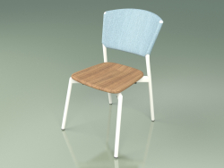 Chair 020 (Metal Milk, Sky)