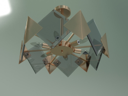 छत झूमर Origami 60121-6 स्मार्ट (पीतल)
