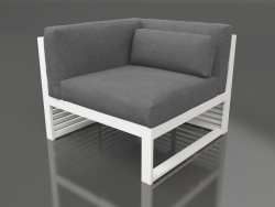 Modular sofa, section 6 left (White)