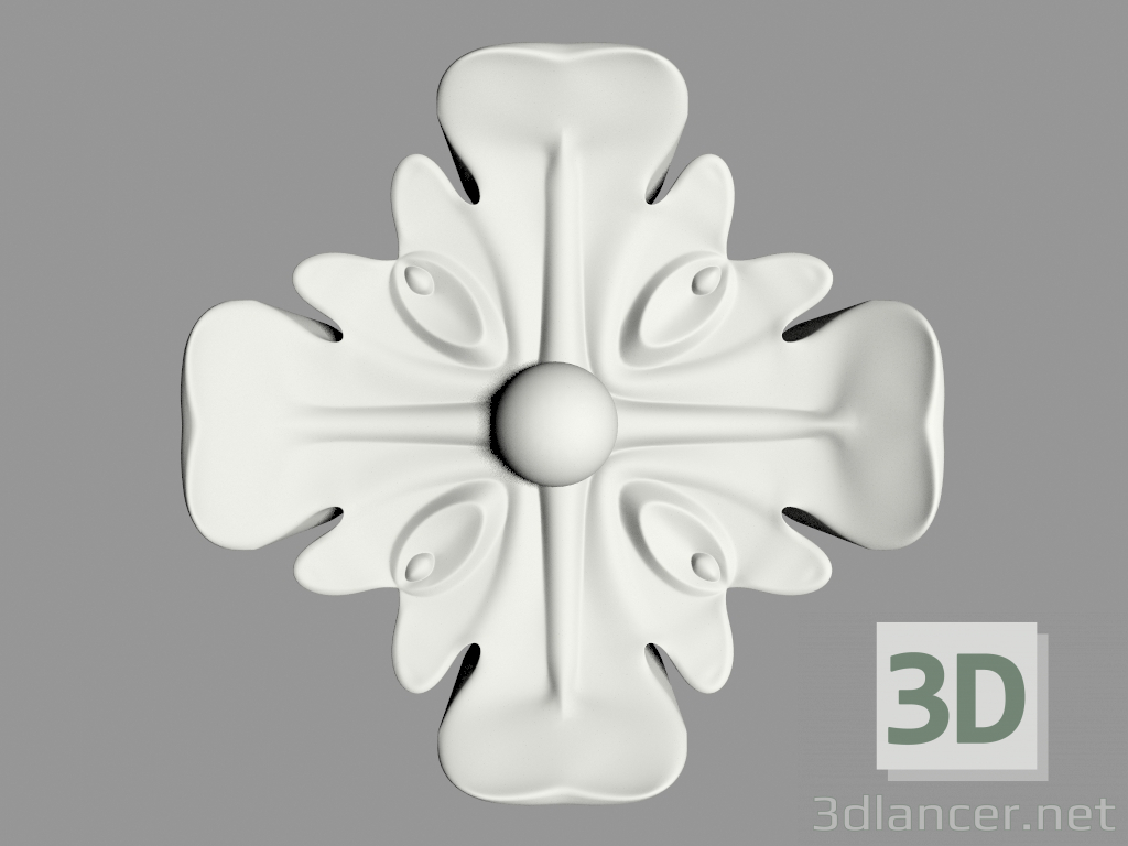 3D modeli Duvar dekoru (Ф138) - önizleme