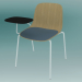 3D Modell Stuhl mit Tisch SEELA (S317 mit Holzverkleidung, ohne Polsterung) - Vorschau