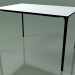 modèle 3D Table rectangulaire 0801 (H 74 - 79x120 cm, stratifié Fenix F01, V39) - preview