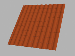 Clay / pvc tiles - roof tile