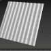 3d model Clay / pvc tiles - roof tile - preview