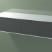 3d model Double box (8AUFВB02, Glacier White C01, HPL P05, L 144, P 50, H 36 cm) - preview
