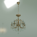 3d model Hanging chandelier 10096-5 (gold) - preview