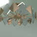 3d model Ceiling chandelier Origami 60121-8 Smart (brass) - preview