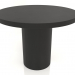 3D modeli Yemek masası DT 011 (D=1000x750, ahşap siyah) - önizleme